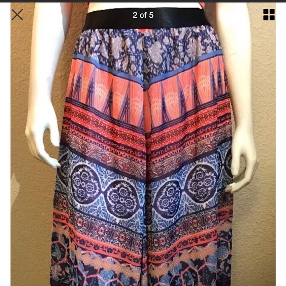NWT Bebe print Maxi Skirt - Picture 6 of 11